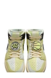 Jordan Air  1 Mid Se Velvet Basketball Sneaker In Green