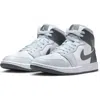 Jordan Air  1 Mid Sneaker In White