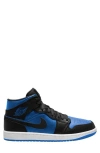 Jordan Men's Air  1 Mid Shoes In Black