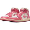 Jordan Women's Air  1 Mid Shoes In Sail/pink Salt/guava Ice