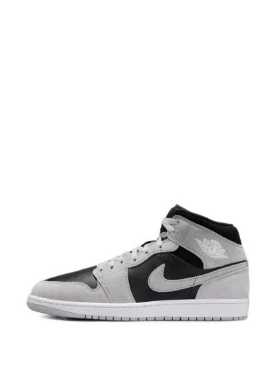 Jordan Air  1 Mid 'light Smoke Grey Black' In Grey