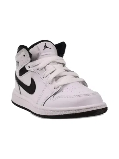 Jordan Kids' Air  1 Mid Sneakers In White