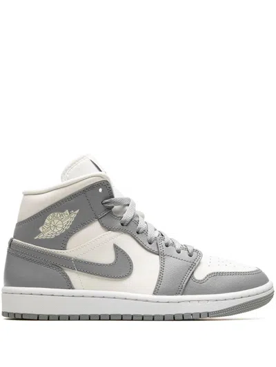 Jordan Air  1 Mid Sneakers In Grey