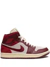 Jordan Air  1 Mid "tiki Leaf" Sneakers In Red