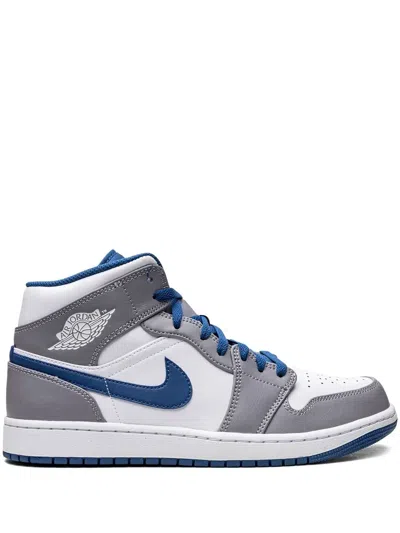 Jordan Air  1 Mid Sneakers In White