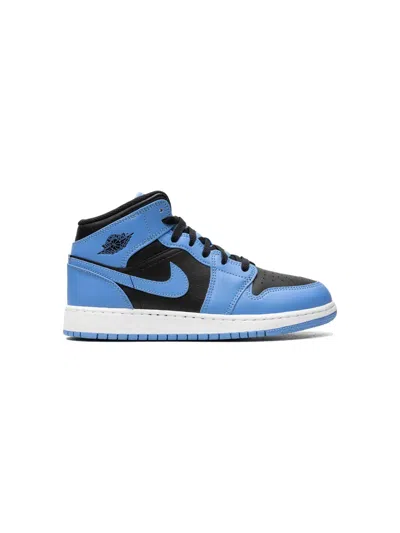 Jordan Kids' Air  1 Mid "university Blue" Sneakers