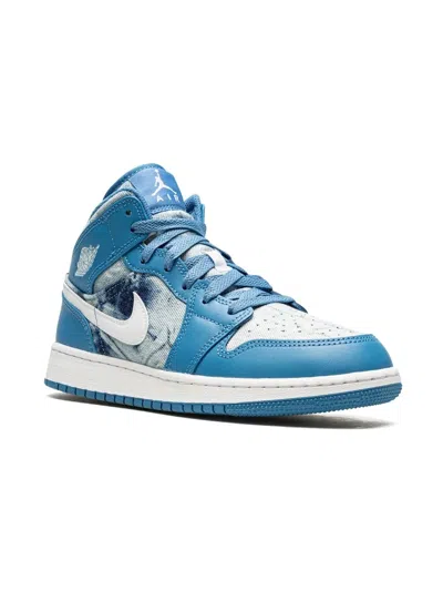 Jordan Kids' Air  1 Mid Sneakers In Blue