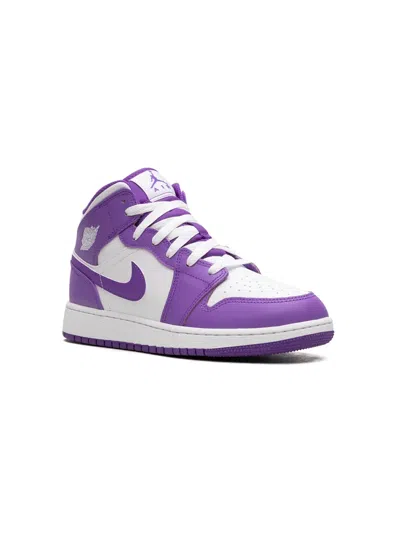 Jordan Kids' Air  1 Mid Sneakers In White