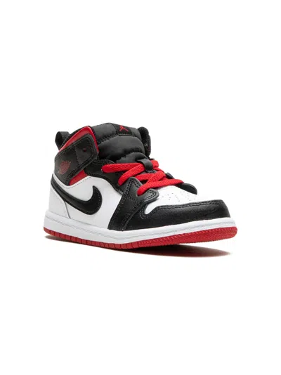 Jordan Babies' Air  1 Mid "white/gym Red" Sneakers