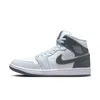 Jordan Air  1 Mid Sneaker In Gray