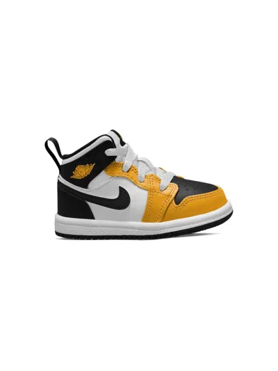 Jordan 1 Mid Baby/toddler Shoes In Yellow