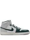 Jordan Men's Air  1 Mid Se Shoes In 103 White/oxidized Green-sail-neutral Grey