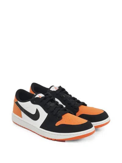 Pre-owned Jordan Air  1 Retro Golf Lace-up Sneakers In Black
