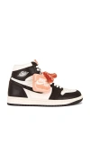 Jordan Air  1 Retro Hi Og Sneaker In Black