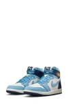 Jordan Air  1 Retro High Basketball Sneaker In University Blue/gold/sail