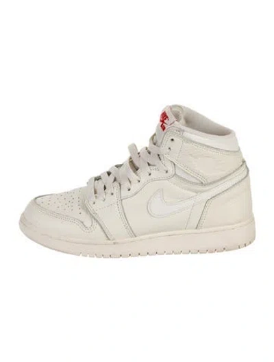 Pre-owned Jordan Babies' Air  1 Retro High Og Gs 'sail' In Neutral