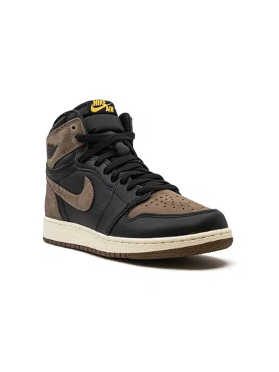 Jordan Kids' Air  1 Retro High Og "palomino" Sneakers In Black