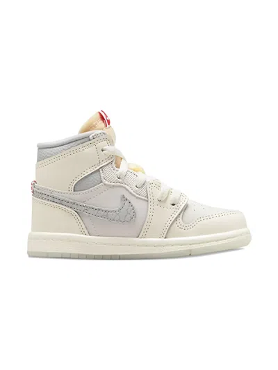 Jordan Babies' Air  1 Retro High Og "sail University Red" Sneakers In Neutral