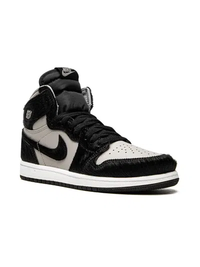 Jordan Kids' Air  1 Retro High Og Sneakers In 001 Medium Grey/black-white