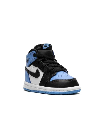 Jordan Babies' Air  1 Retro High Og "unc Toe" Sneakers In Black