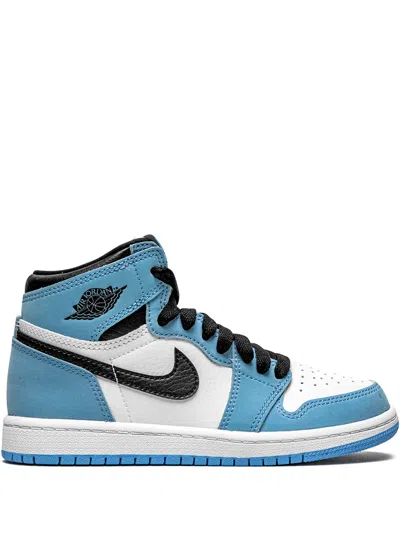 Jordan Kids' Air  1 Retro High Og Sneakers In White