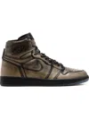 Jordan Air  1 Ret High Og Wings Sneakers In Metallic