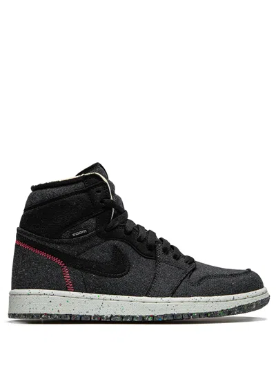 Jordan Air  1 Retro High Og Zoom "space Hippie" Sneakers In Black