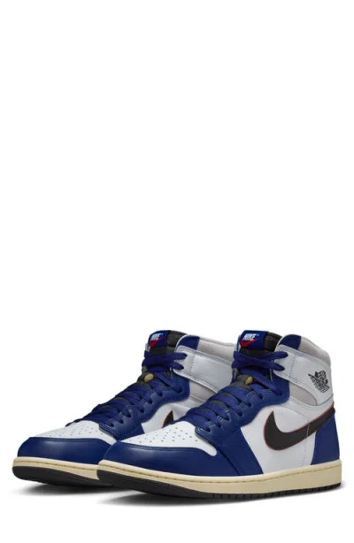 Jordan Air  1 Retro High Og Trainers In White/black-neu