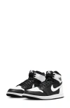 Jordan Air  1 Retro High Top Sneaker In Black/ White/ White