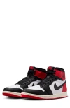 Jordan Air  1 Retro High Top Sneaker In White/black/red