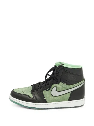 Pre-owned Jordan Air  1 Retro High Zoom Sneakers In Black