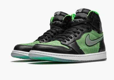 Jordan Air  1 Retro High Zoomzen Green Ck6637-002 Size 10 Men's