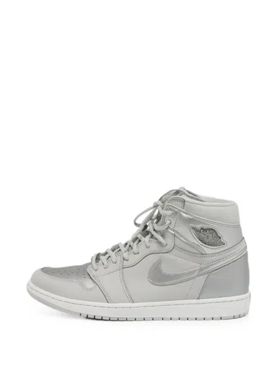 Pre-owned Jordan Air  1 Retro High-top Sneakers In Gray