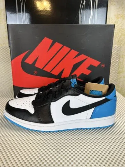 Pre-owned Jordan Air  1 Retro Low Og Unc Dark Powder Blue Cz0790-104 Men's Size 12.5 In Multicolor