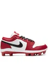 Jordan Air  1 Retro Mcs Low "gym Red" Baseball Cleats In Red