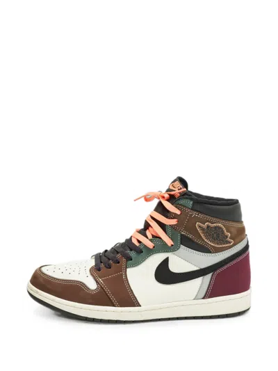 Pre-owned Jordan Air  1 Retro Og Hand Crafted Sneakers In Neutral