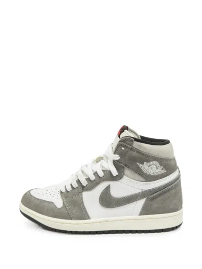 Pre-owned Jordan Air  1 Retro Og Sneakers In Gray
