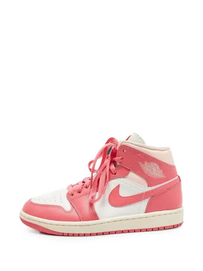 Pre-owned Jordan Air  1 Strawberries And Cream Sneakers In Pink