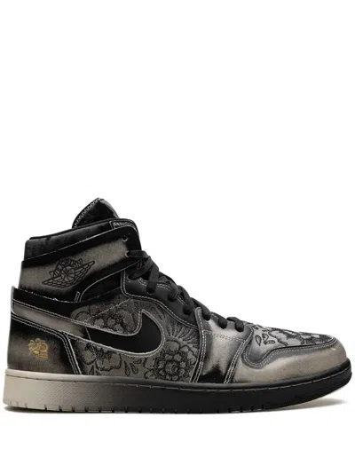 Jordan Air  1 Zoom Cmft 2 "dia De Los Muertos" Sneakers In Black