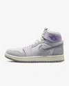 JORDAN AIR JORDAN 1 ZOOM CMFT 2 DV1305-005 WOMEN BARELY GRAPE/SMOKE GREY SNEAKER SHOES