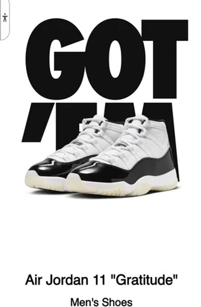 Pre-owned Jordan Air  11 Retro Dmp Gratitude (2023) Ct8012-170 Us Shoe Men's Size 13 In White