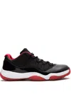 Jordan Air  11 Retro Low "bred" Sneakers In Black