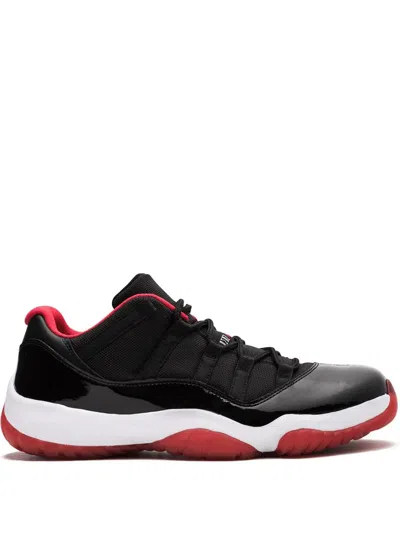 Jordan Air  11 Retro Low "bred" Sneakers In Black