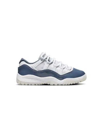 Jordan Air  11 Retro Low "diffused Blue" Big Kids' Shoes In White