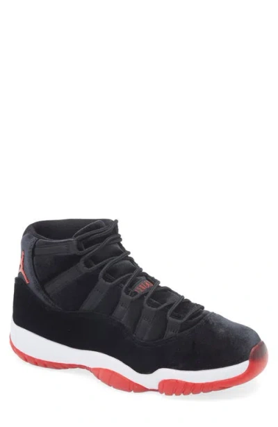 Jordan Womens  Air  11 Retro Tex In Black/gym Red