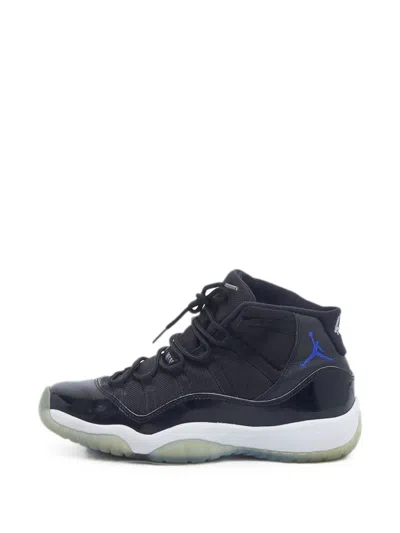 Pre-owned Jordan Air  11 Retro Space Jam High-top Sneakers In Black