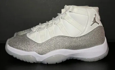 Pre-owned Jordan Air  11 Retro Vast Grey 2019 Ar0715-100 Women's Size 5.5