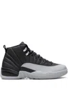 Jordan Air  12 Retro Basketball Shoe In Black/white/grey