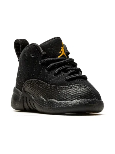 Jordan Babies' Air  12 Retro Sneakers In Black