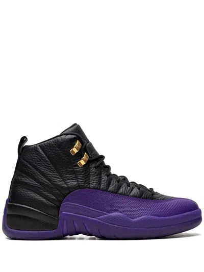 Jordan Air  12 "field Purple" Sneakers In Black